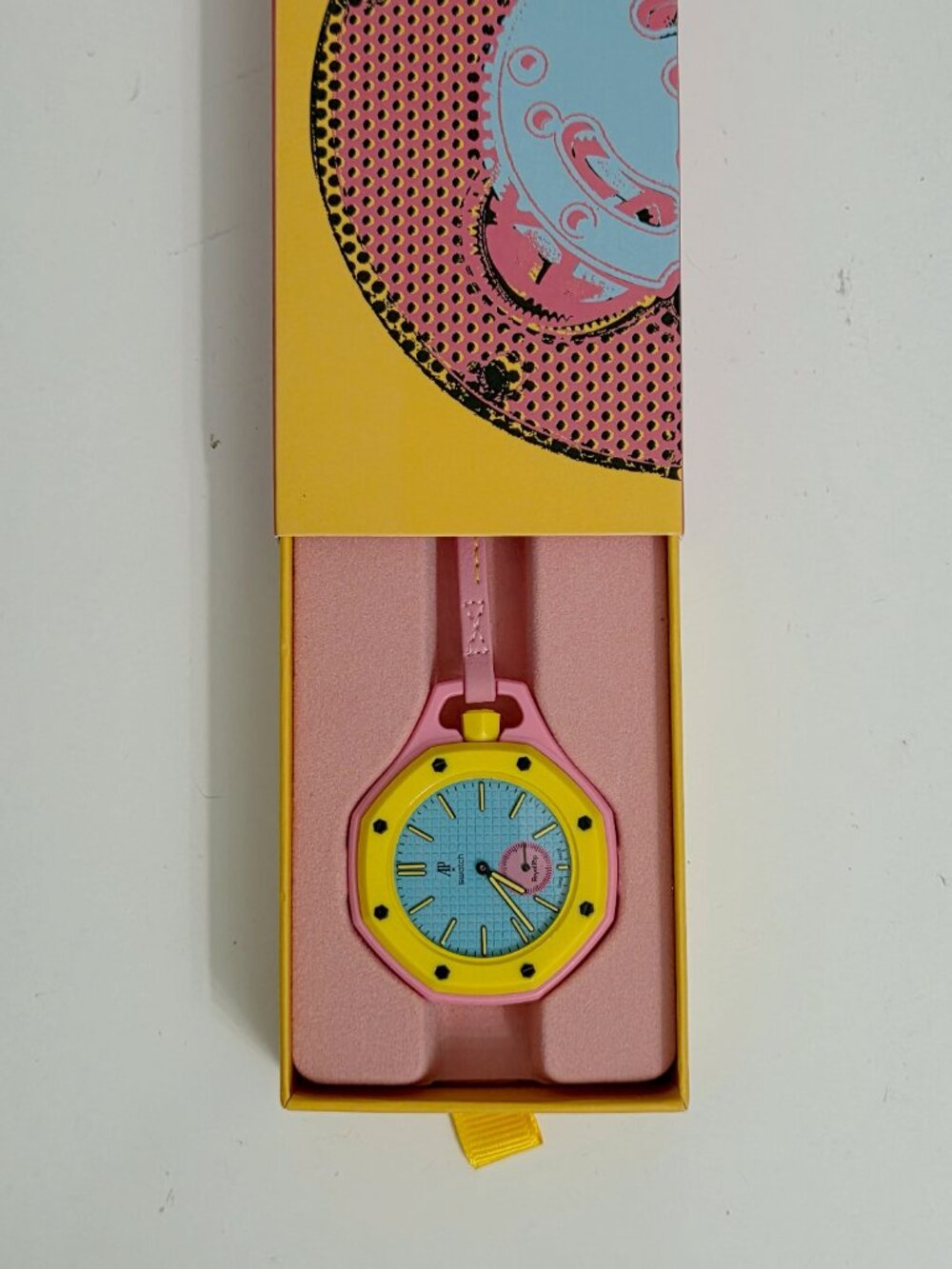 NEW Swatch X AP Watch - OTG Roz + Bioceramic & Silicone Wrist Strap - Picture 3 of 3